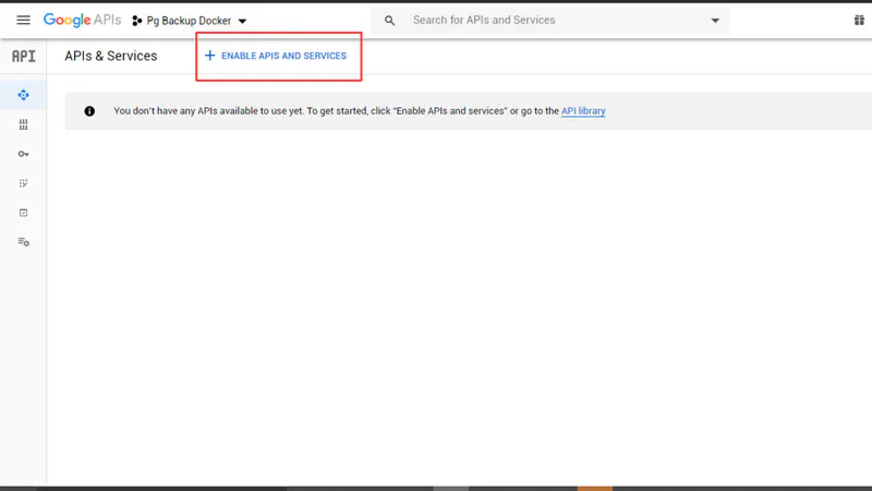 Backup postgres databse to Google