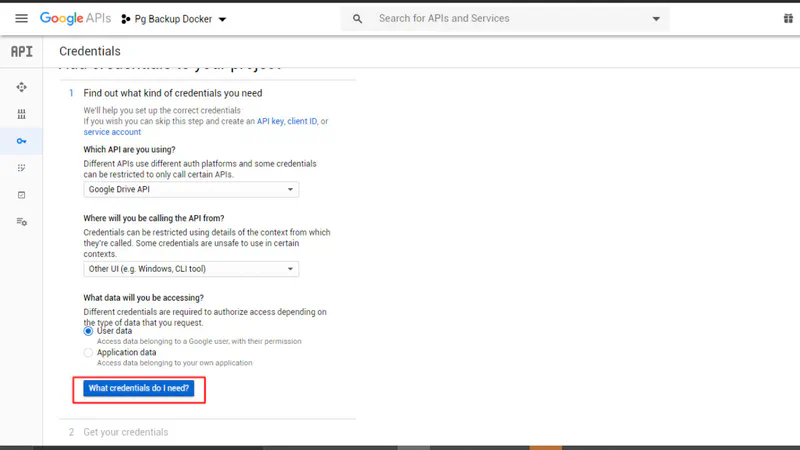 Backup postgres databse to Google