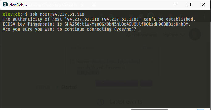 How to SSH into a Server