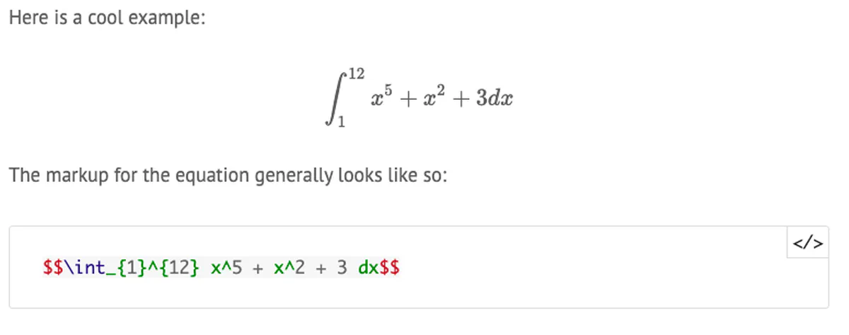 Writing Math Equations in Your Blog Posts