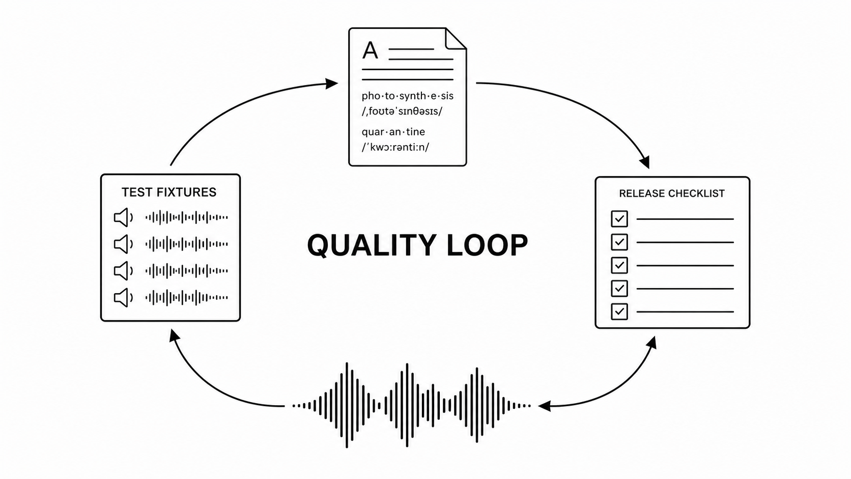 Make Local TTS Trustworthy: Pronunciation, Latency, Tests, and Release Gates