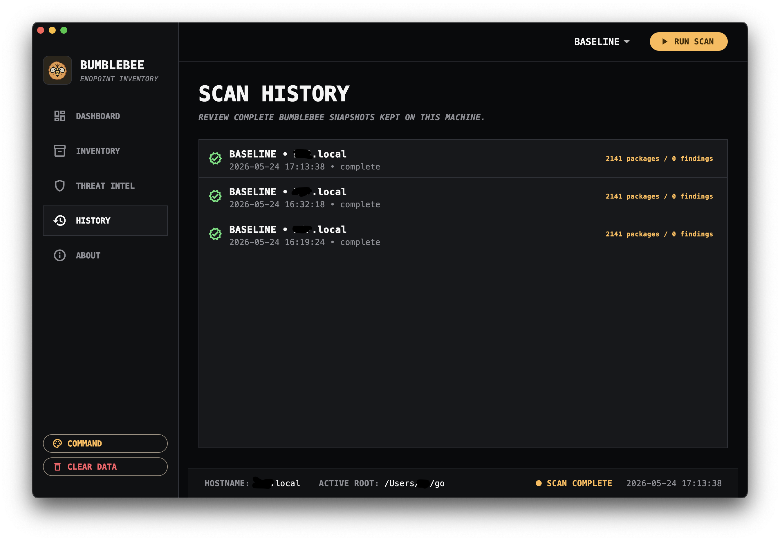 Bumblebee UI History