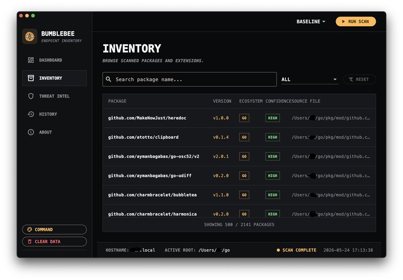 Bumblebee UI Inventory Layout